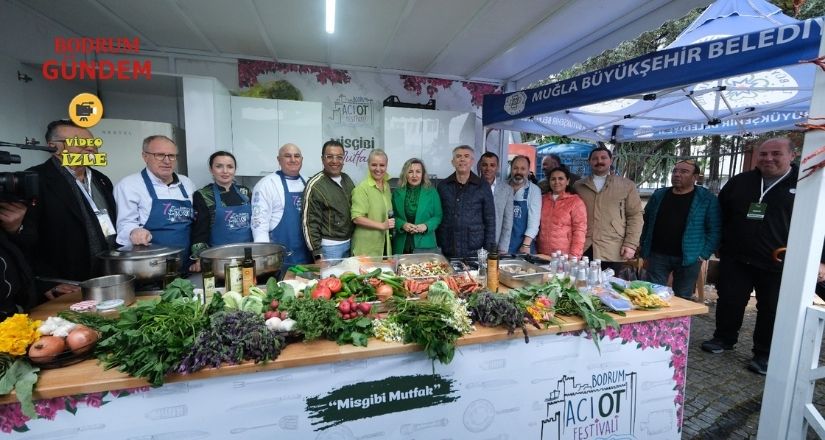 Bodrum Acı Ot Festivalinde Yağmura Rağmen Yoğun İlgi
