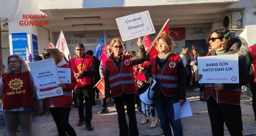 Bodrum Emek ve Demokrasi Güçleri’nden Savaş Karşıtı Açıklama