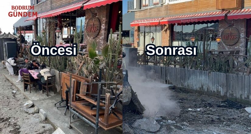 Kumbahçe’de Dere Yatağına Yapılan Beton Yapı Kaldırıldı