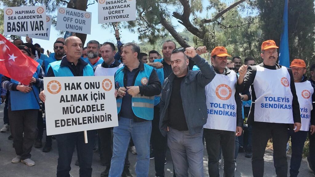 Hapimag Resort Sea Garden’da İşçiler Grev Çadırı Kurdu