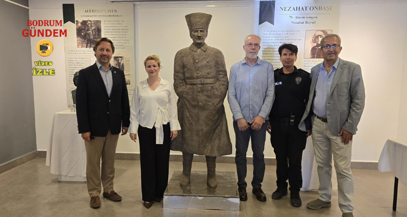 Bodrum’da “Cumhuriyet ve Atatürk Heykelleri Sergisi” Açıldı