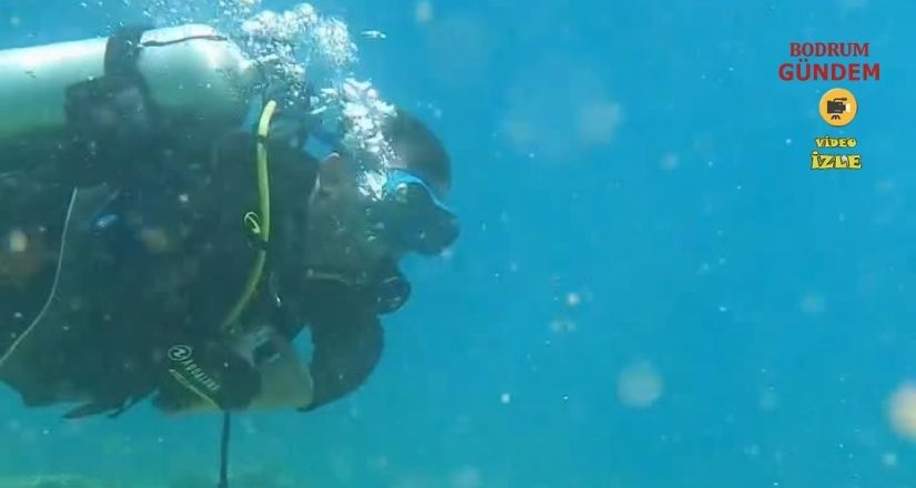 Bodrum’da Seçim Sandığı ve Mührü Deniz Dibine Yerleştirildi