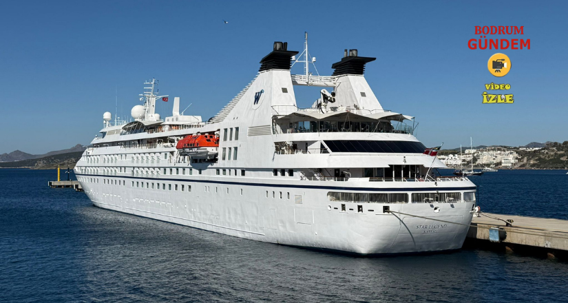 Star Legend 247 Yolcu ile Bodrum’a Yanaştı