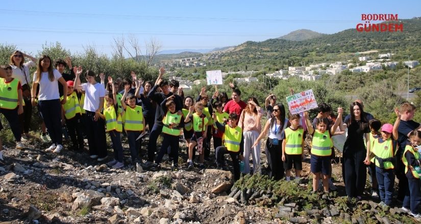 Yanan Ormana 300 Öğrenciden Umut: Geleceğe Nefes Projesi