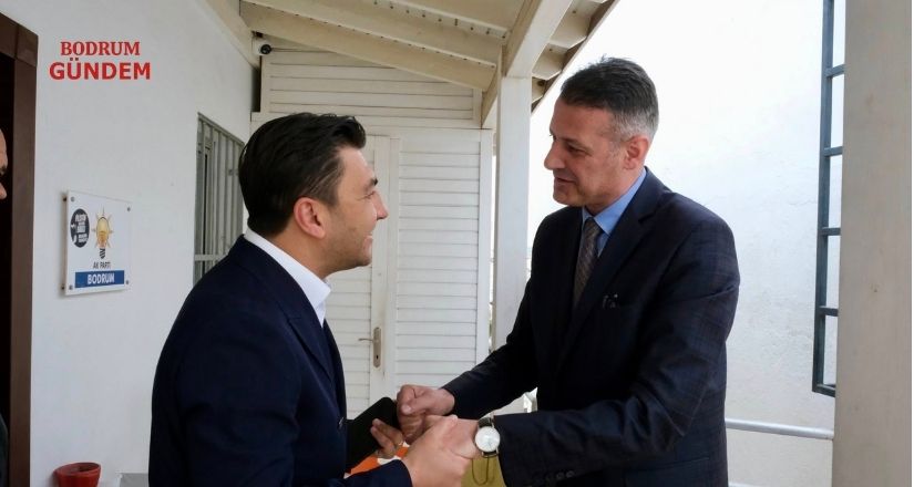 Yeni İlçe Milli Eğitim Müdürü Kuşcu’dan Ak Partiye Ziyaret