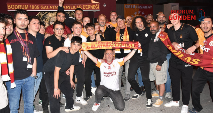 Bodrum 1905 Galatasaraylılar Derneği’nde,  Büyük Kutlama Öncesi Şampiyonluk Coşkusu