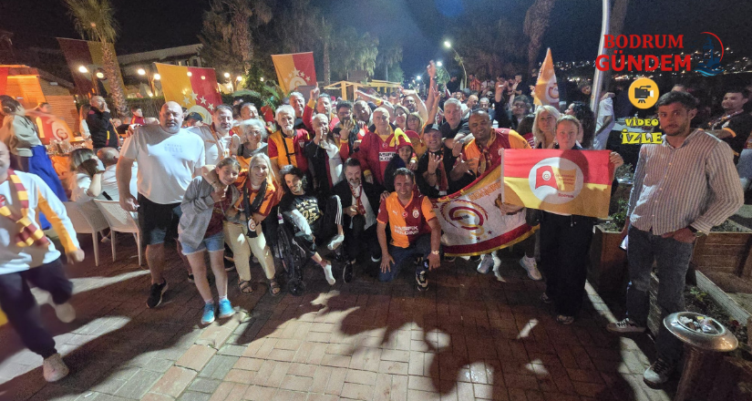 Bodrum’da Galatasaray’ın 26’ncı Şampiyonluğu Coşkuyla Kutlandı