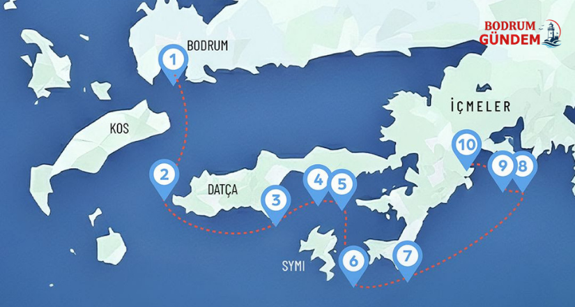 Bodrum’dan Marmaris’e 119 Millik Yarış