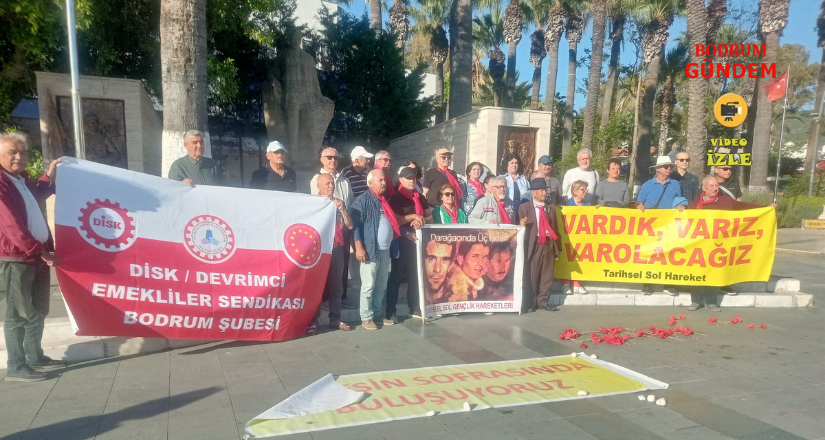 Deniz Gezmiş, Hüseyin İnan ve Yusuf Aslan Bodrum’da Anıldı