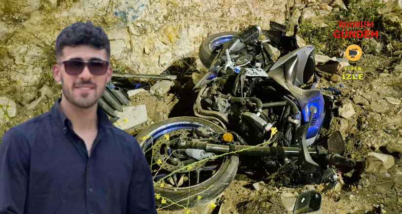 Genç motosikletli kazada hayatını kaybetti