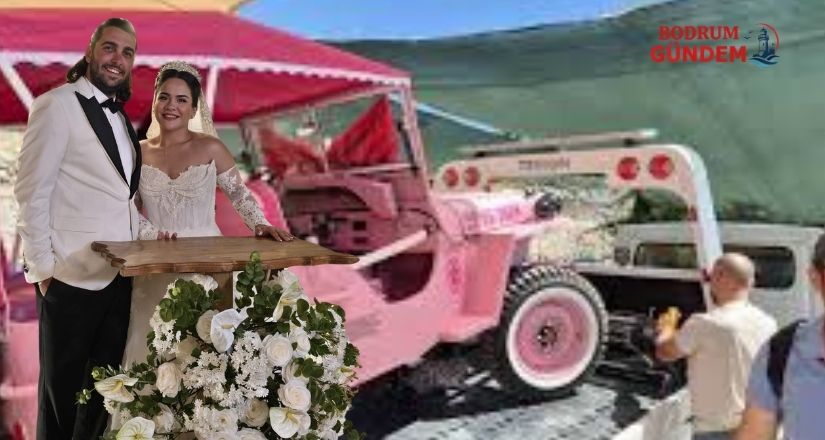 Bodrum’un Pembe Cipli Gelini Dünya Evine Girdi