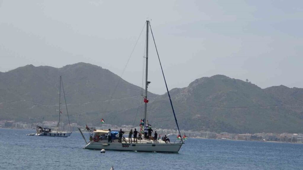 Global Sumud filosu Marmaris’ten Gazze’ye doğru yola çıkıyor