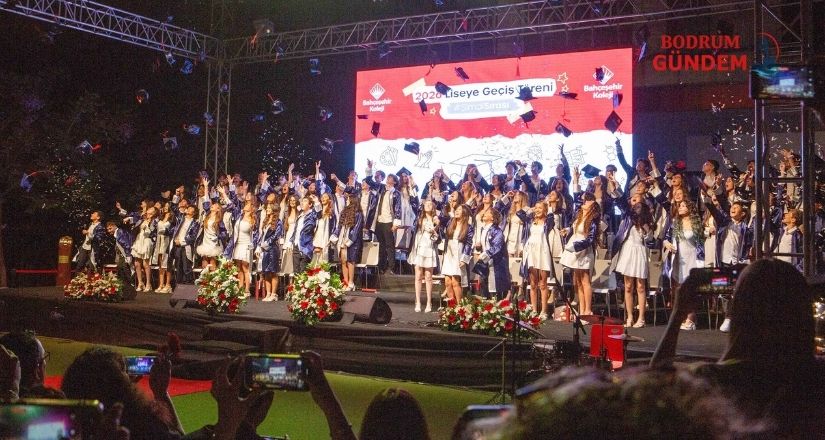 Bahçeşehir Koleji Bodrum Kampüsü’nde Mezuniyet Gururu